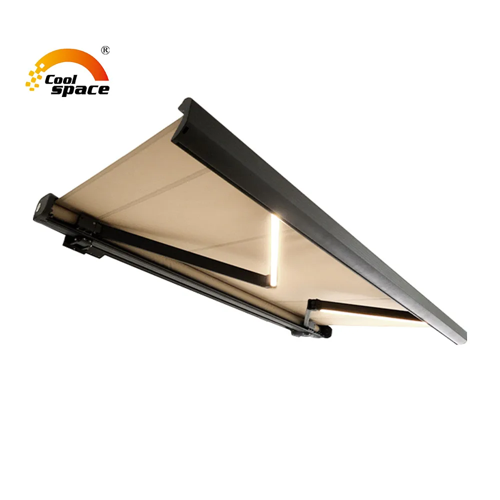 Распродажа от производителя, полный Кассетный моторизованный тент шириной 4 м, 5 м, 6 м, 7 м