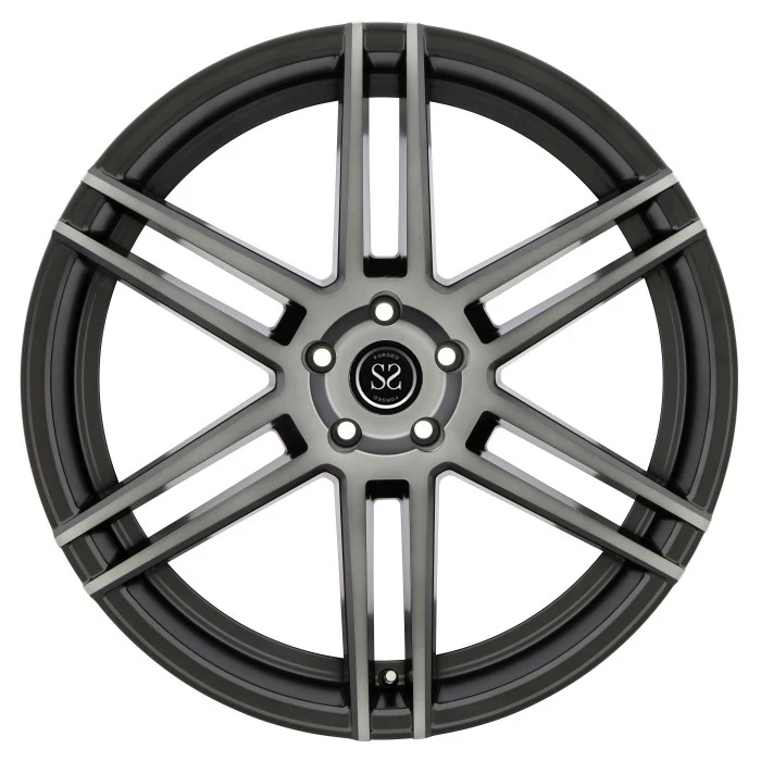 Matt Black Bronze Color Customized 1 PC Forged Paint Clear Coating Car Alloy Wheels