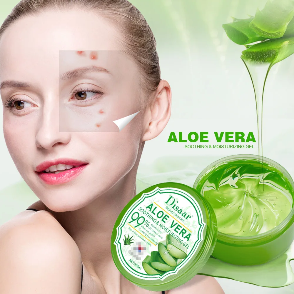 For Acne And Moisturizers Facial Skin Body Care Cosmetics 99% Natural Aloe Vera Soothing