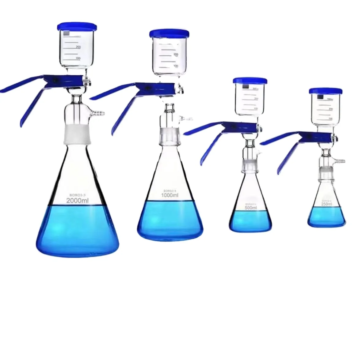 Laboratories Solvent Filtration Assembly Glass Vacuum Filtration System -  Glassware Vacuum Filtration Device