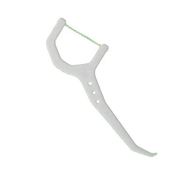 floss pick high quality clean teeth  OEM/ODM manufacture factory Travel Dental Threader Floss biodegradable natural eco-friendly