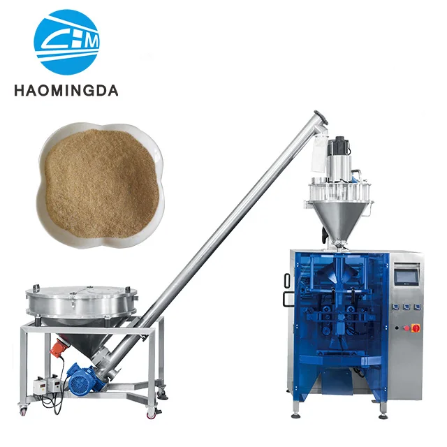 Full automatic coconut powder chicken broth powder spice powder paprika vertical packing machine