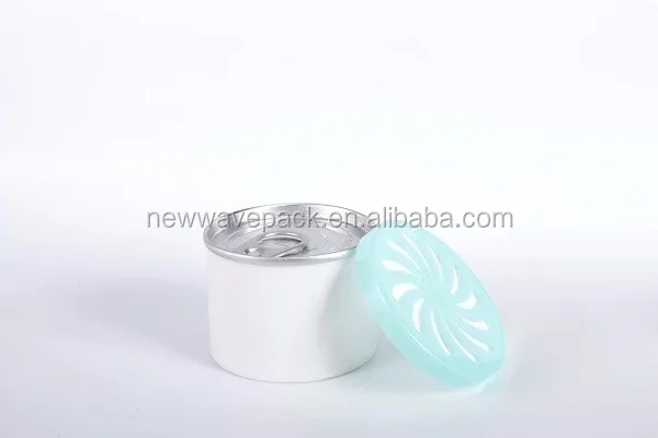 Round plastic emtpy air freshener diffuser jar with lid for 50g 70g 100g PP jar