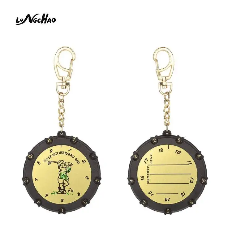 18 отверстий, 9 выстрелов, ручной счетчик цифр, Круглый счетчик очков для гольфа