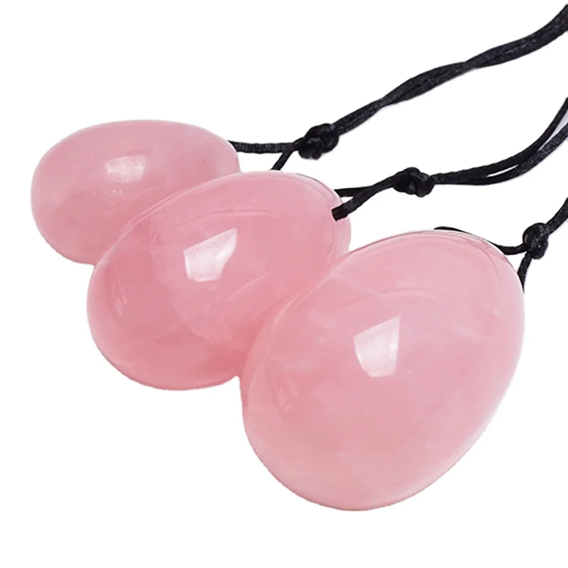 Оптовая Продажа с фабрики яйца Yoni из натурального черного камня продажа набор обсидиана и хрустальных яиц