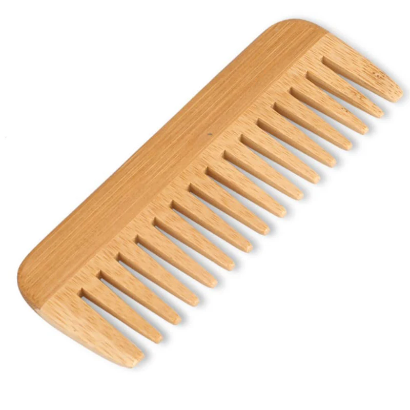 Wide Tooth Hair Comb Comb Set Private Label Hot Selling Custom Brand Logo Eco Friendly Wooden Bamboo and Wood Hair Brush 0.3kg