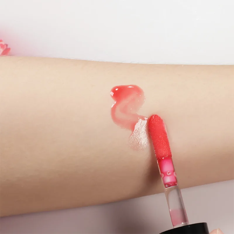 Lip oil transparent toot lip water light glass plump lip gloss without logo