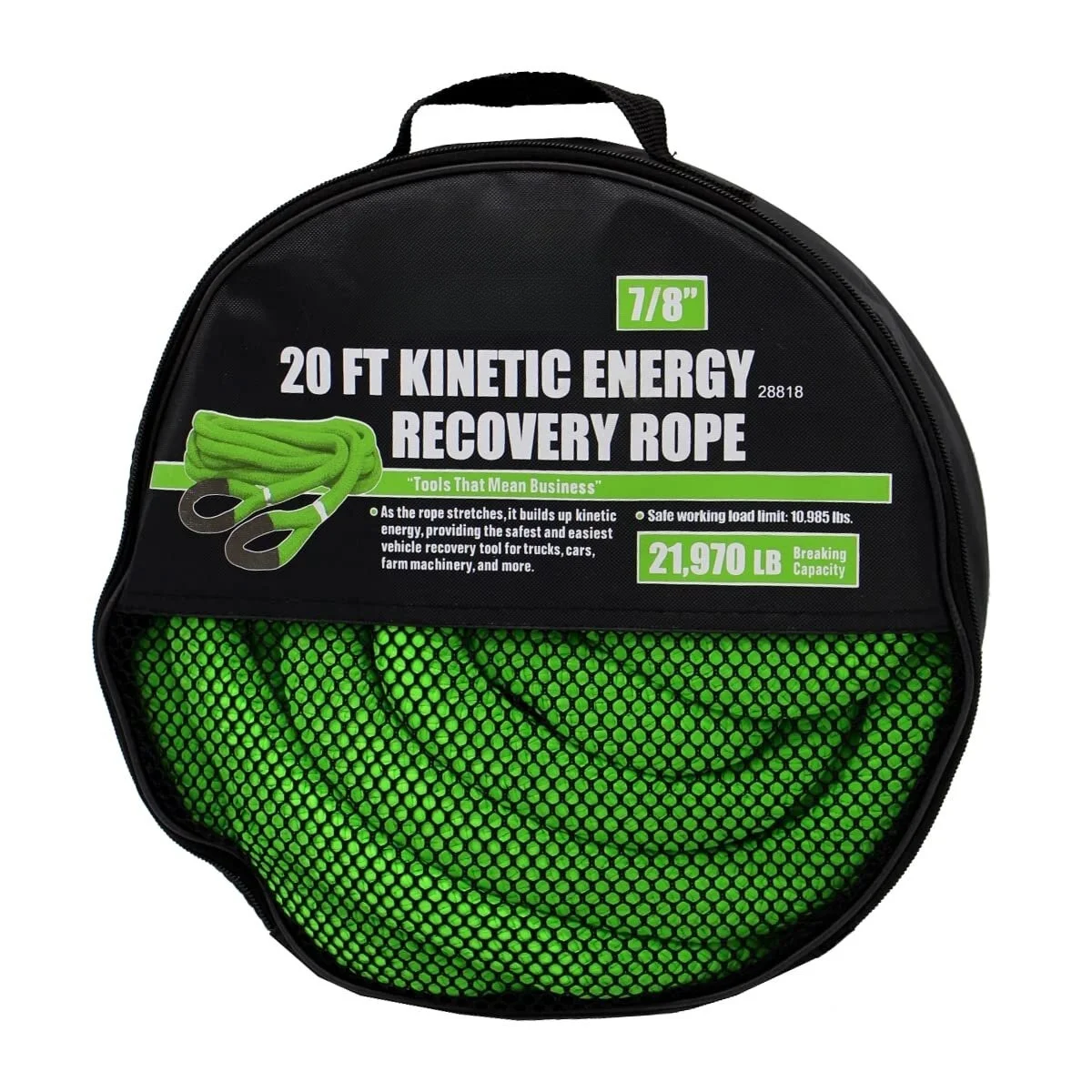 Heavy Dudy SUV/JEEP Towing Rope With Strong Hook For Breakdown Rescue Size 25mmX9m