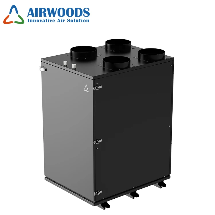 Airwoods room energy recovery ventilator heat pump energy recovery ventilation system