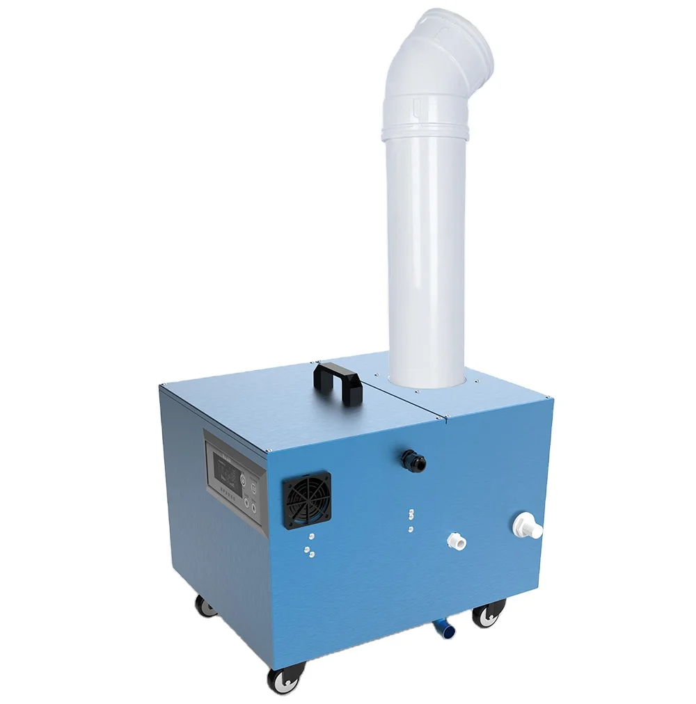 Yake 6 liter per hour  greenhouse mushroom plant big  industrial mist fan humidifier ultrasonic wholesale