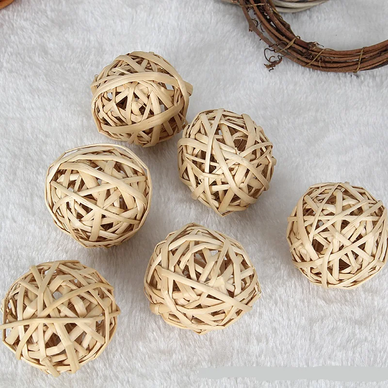 Rattan weaving ball Crafts