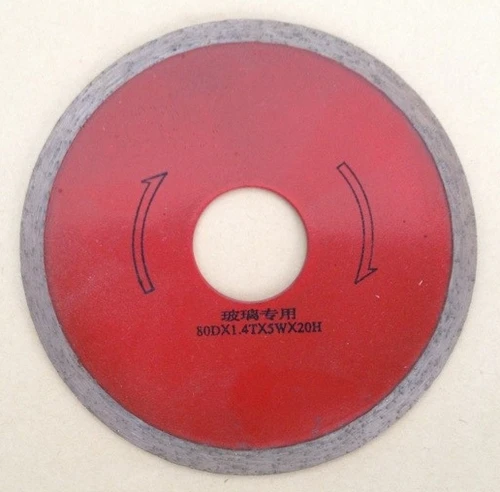 Glass cutting disc