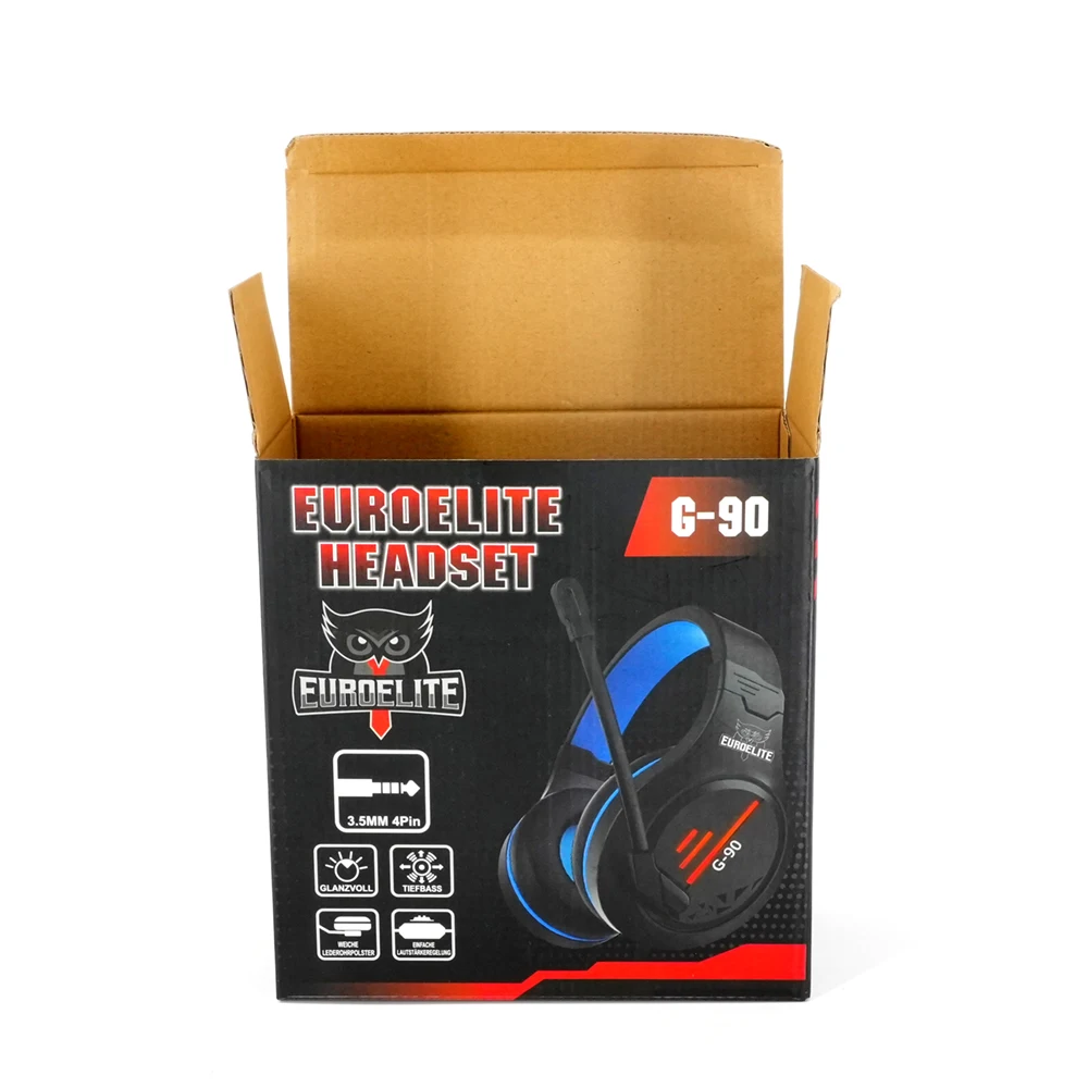 2024 Wholesale corrugated headphone packaging boxes, electronic product retail boxes with autolock bottom