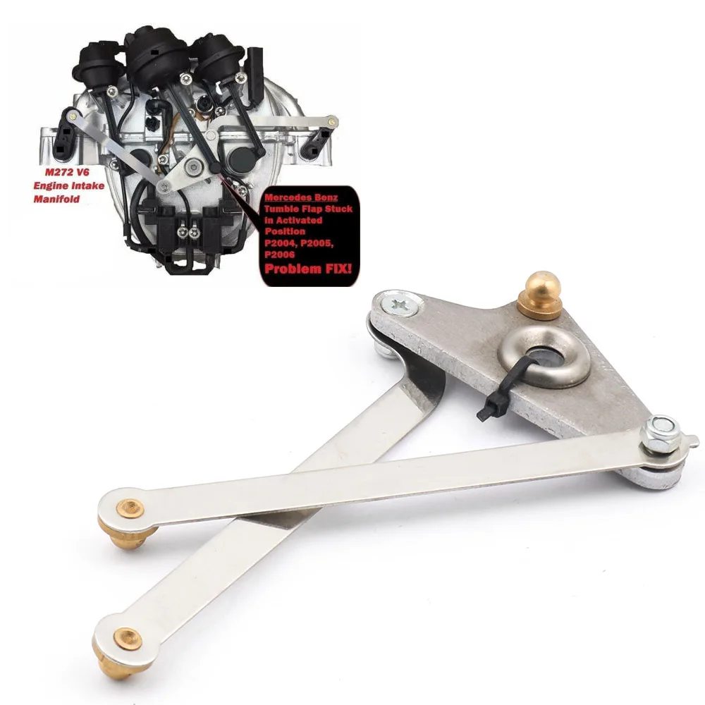Intake Manifold Air Flap Runner Lever Repair Kit For Mercedes Benz M272 V6 M273 V8 OEM:2721412080 2731400701 273140070164