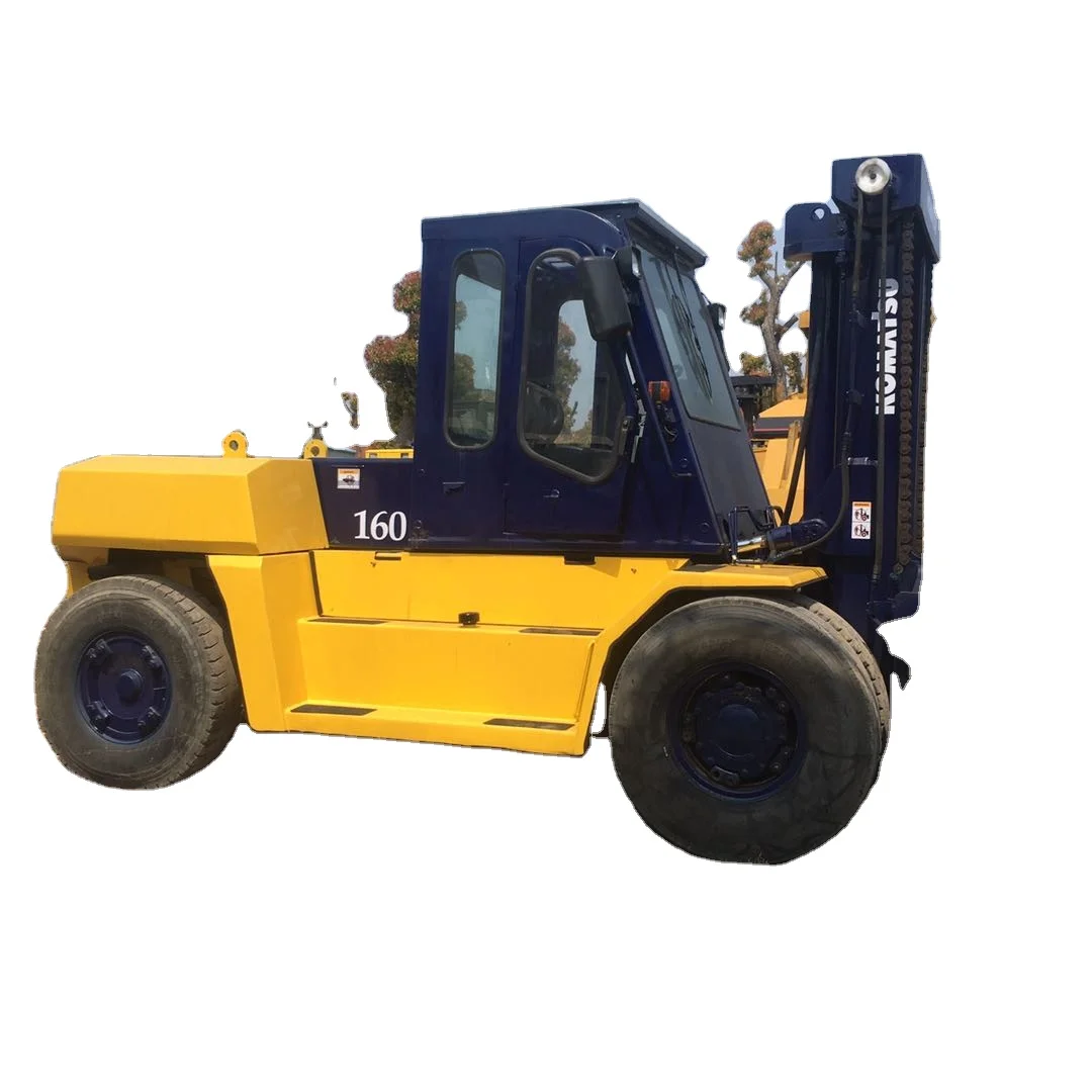 cheap price komatsu FD160  used forklift 16 ton japan Komatsu/TCM/TOYOTA diesel used16T for sale