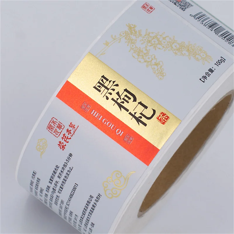 Custom Transparent Clear Waterproof Sticker Label For Bottles Packaging Decoration