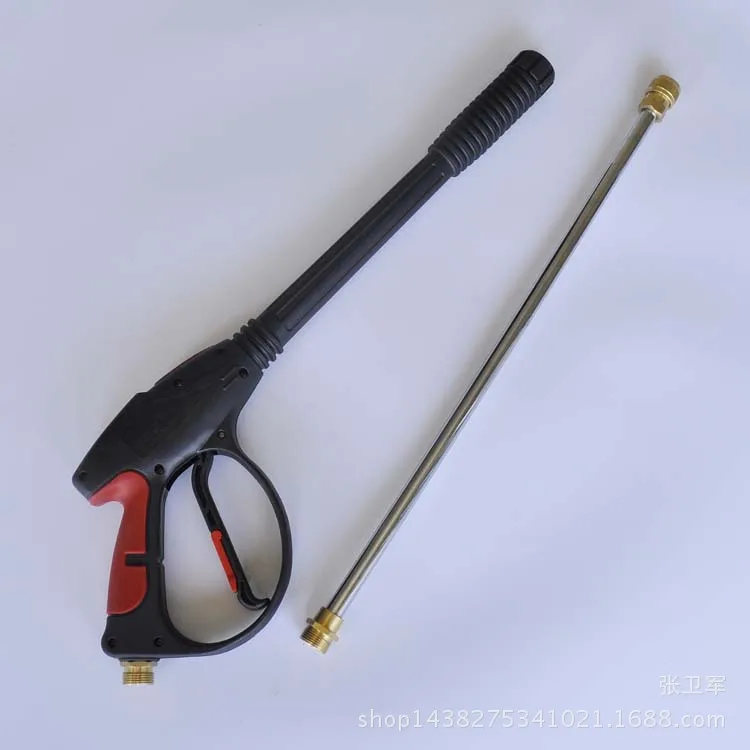 
4000 PSI High Pressure Car Water Washer Gun Pure Copper Interface Car Wash Spray Jet Gun Lance with Extension Wand 