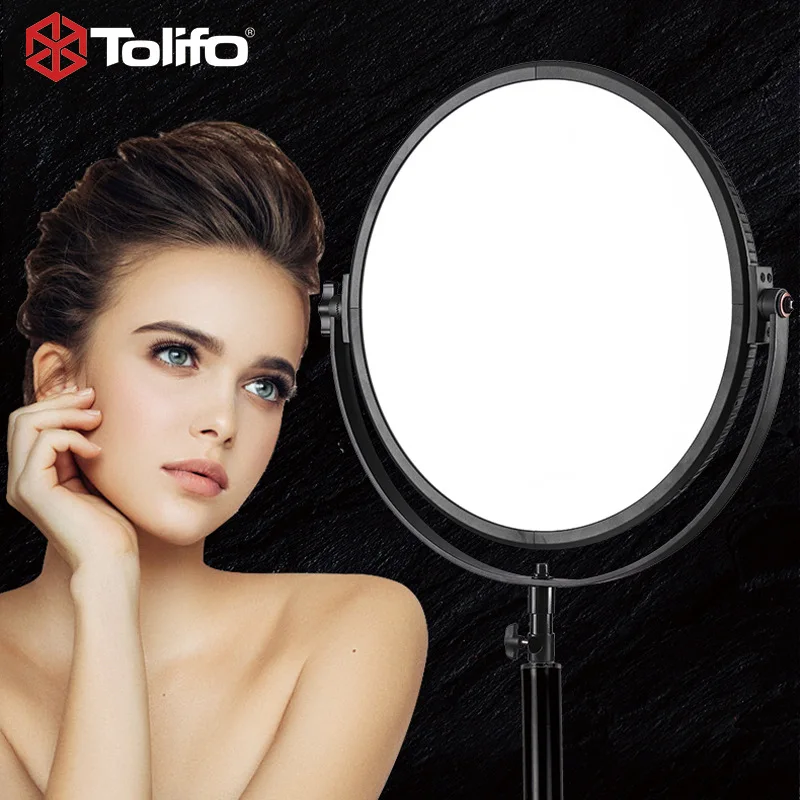 wholesale price new 60W 3200k-5600k battery operated photo studio 600 led video round light for camera studio