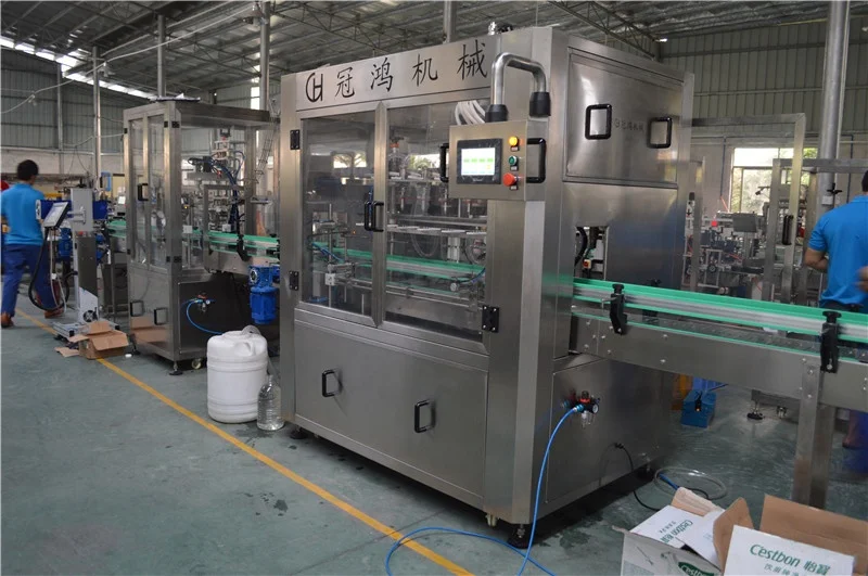 Factory Price Automatic Water/Mineral Water/Liquid Plastic Bottle 6 Nozzles Filling Capping Machine Line