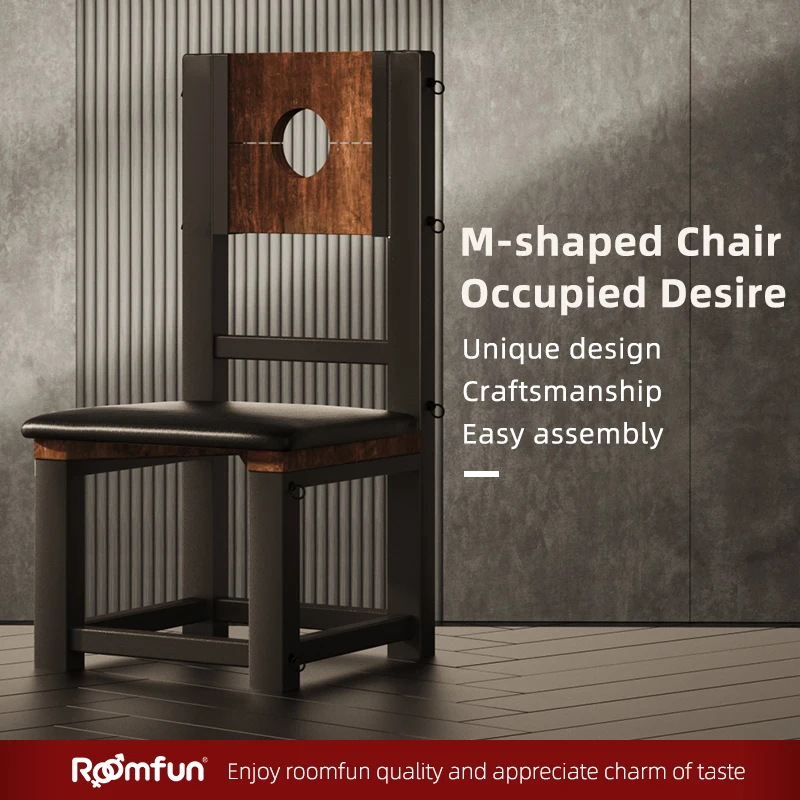 sm Wooden Padded Chair Dungeon Furniture Bondage Gear Spanking Chair Flogging Furniture Sex Playroom Furniture