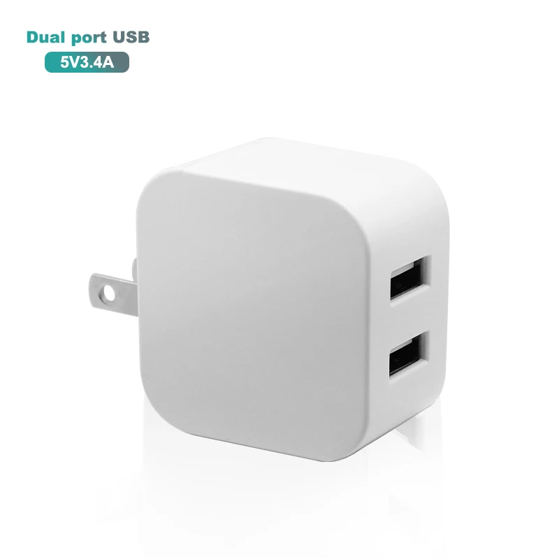 Зарядное устройство с 2 usb-портами, 5 В, 3,4 А, 18 Вт