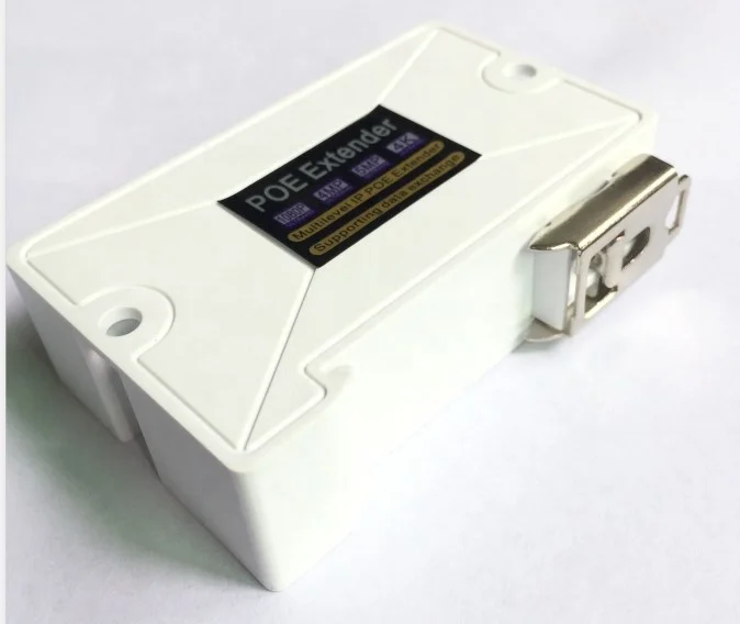 2 port poe extender 802.af/at 10/100MPOE Splitter Power Over Ethernet 330ft Over Cat5/6 Cable Powering extender