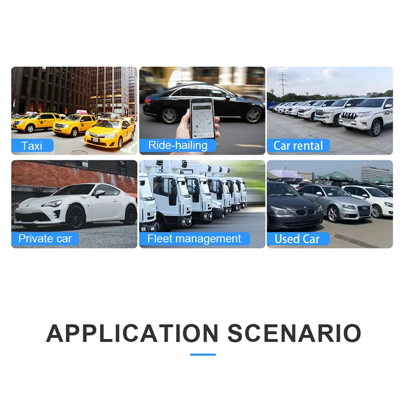 AOEDI D05 Streaming Android Dashcam 4G LTE Real Time Front and Inside Dash Cam with GPS Tracker