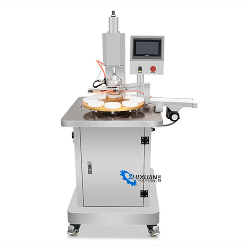 High Efficiency Flaky Creamy Portuguese Custard Egg Tart Egg Tart Shell Machine Electric Egg Tart Forming Machine for Sale