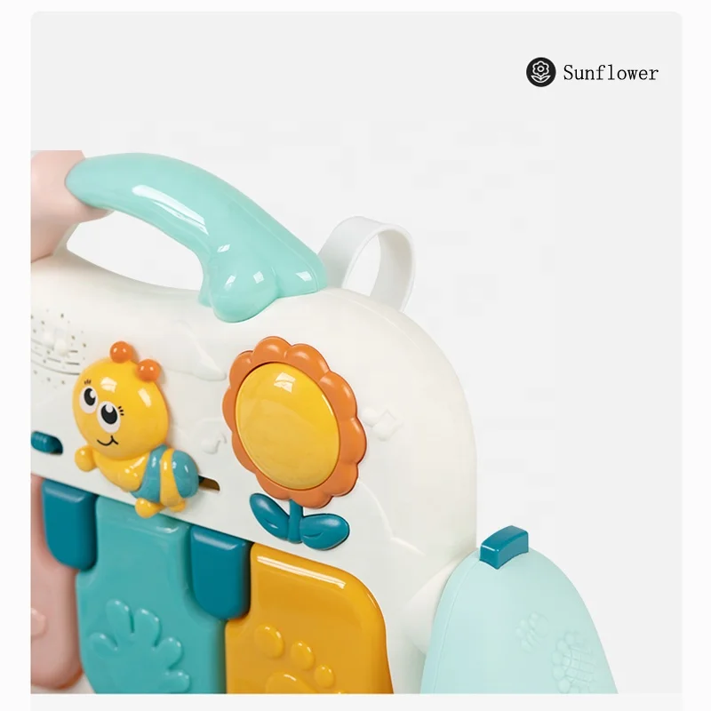 Samtoy 4 IN 1Multi Functional Musical Carpet Pedal Piano Activity Gym Fitness Music Toy Baby Play Mat