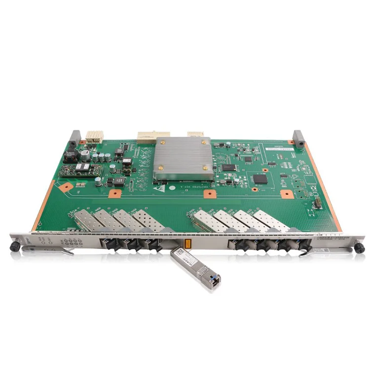 Original GPBD 8 ports GPON INTERFACE Board PON CARD with 8 SFP B+ C+ C++ Modules For MA5608T MA5680T MA5683T HUAWEI OLT GPBD