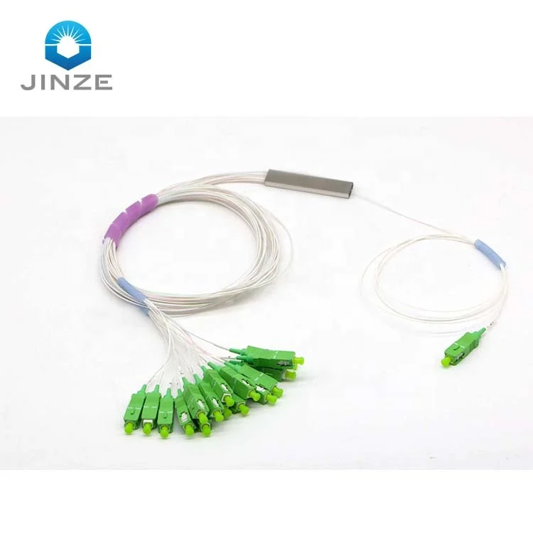 Supply Good Quality 1X4 2X8 optic fiber splitter 1X8 Optical PLC Splitter SC/APC