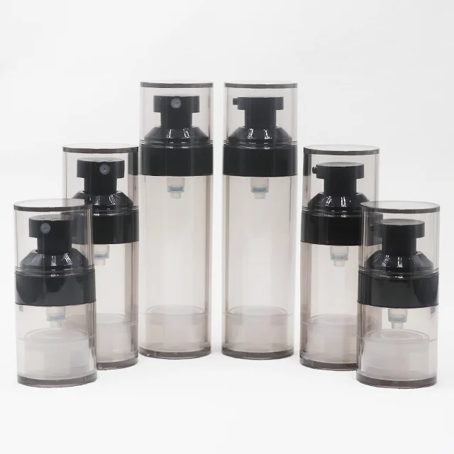 Korea 2022 new 15ml liquid serum travel cosmetic 50ml spray plastic containers 1oz airless pump bottle lotion bottle