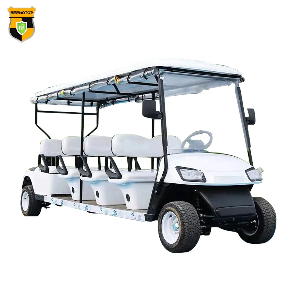 Manufacturer Tourist Cars 72V Airport 8 Passenger Prices Electric Golf Cart For Sale