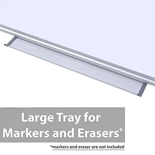 Whiteboard Marker Pen Erasable Writing Board with Pen Tray