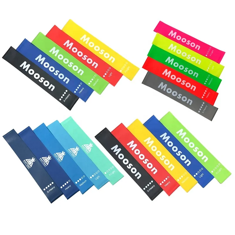 
Fitness Gum Custom LOGO Elastic Rubber Bands For Fitness Workout Equipment Training Exercise Gym Strength Latex Resistance Bands 