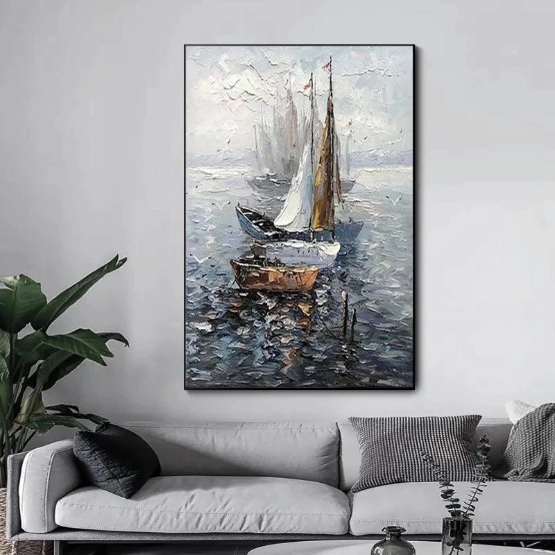 Hot Selling usa Etsy dropshipping Home Decor Painting modern oil painting 100% handmade oil painting