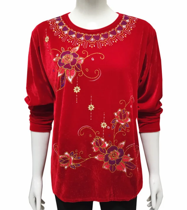 2021 Wholesale fancy formal indian elegant fashion ladies tops women blouse