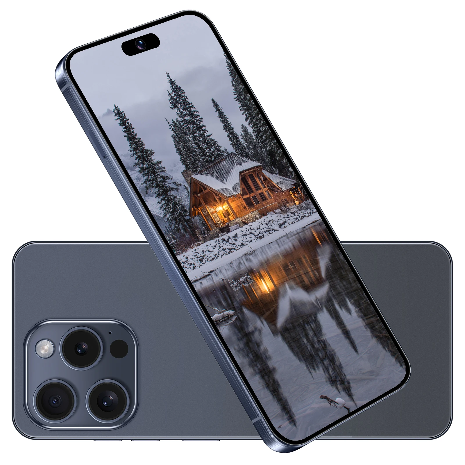 Newest Version 15 Pro Max 7.3 Inch Clone 15 Pro Max 4G 5G Smartphone 16GB+1TB Unlocked Dual Sim Card 64MP HD 2G Cheap 15 Pro Max