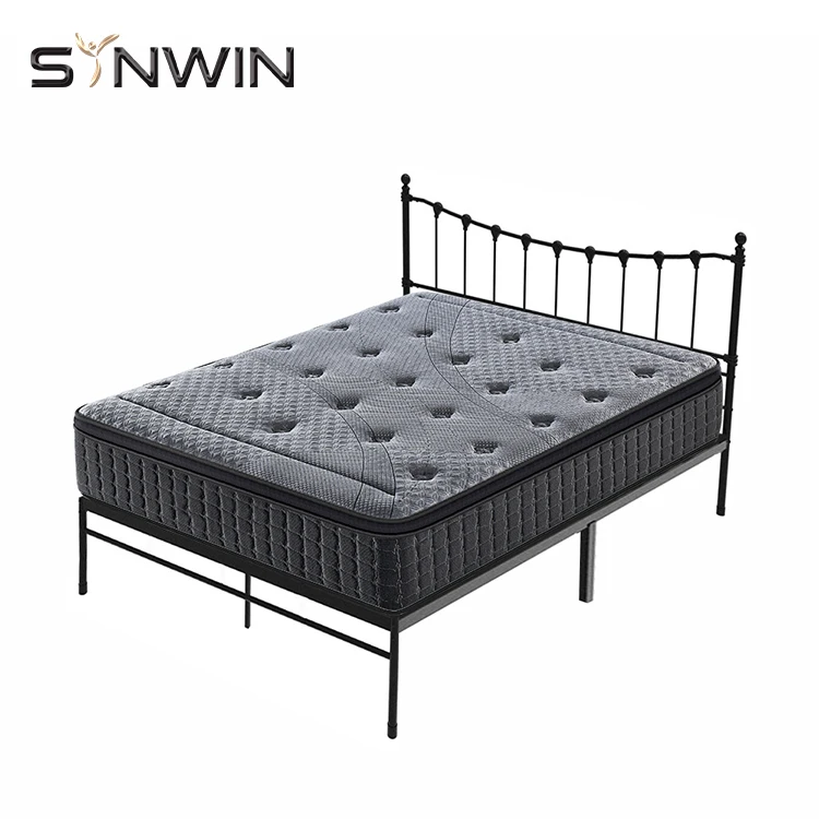 latex best brand double bedroom sleep down high quality kasur busa euro top pocket spring mattress