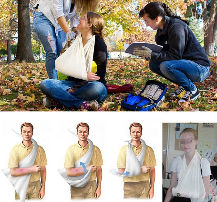 Non-woven bandage medical care wound triangular bandage
