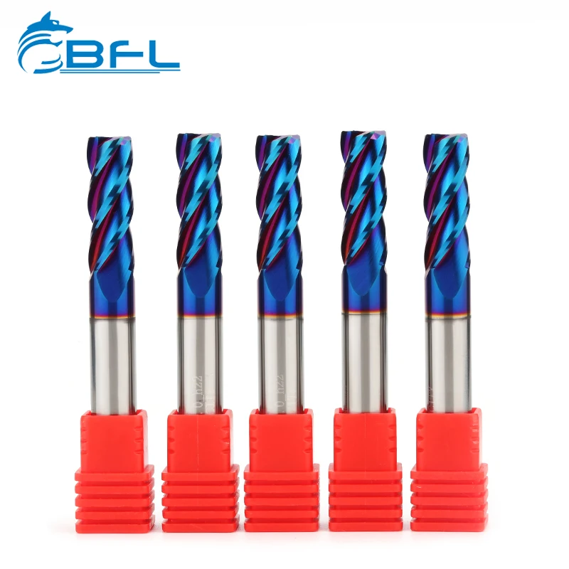 BFL Naco End Mill 4 Flutes Coated Flat End Mill tungsten steel end milling cutter tool