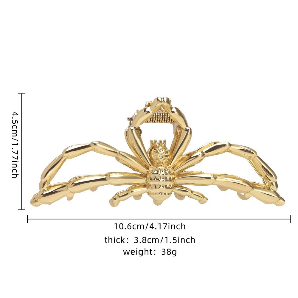 Factory Direct Hair Clips Fashion Spider Claws Anti Slip Claw Clip Wholesale