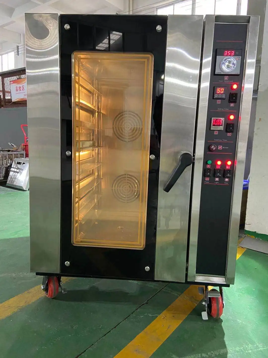 WFC-8D 8 Tray Electric hot air Circulating Furnace Factory Price Electrical Ovens Bakery
