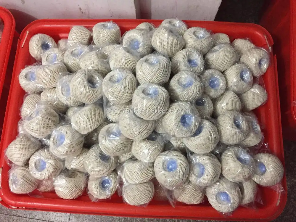Factory Best-Selling Custom High-Quality Durable Sustainable Recyclable Natural White Cotton Twisted Rope Ball