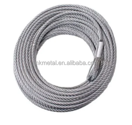 
6*7/6*19 galvanized aircraft steel cable 