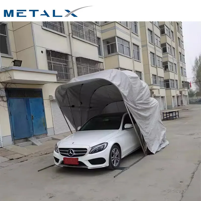 Сборный мобильный стальной каркас сверхмощный автомобильный портовый гараж 20x20 оцинкованный полуавтомобильный