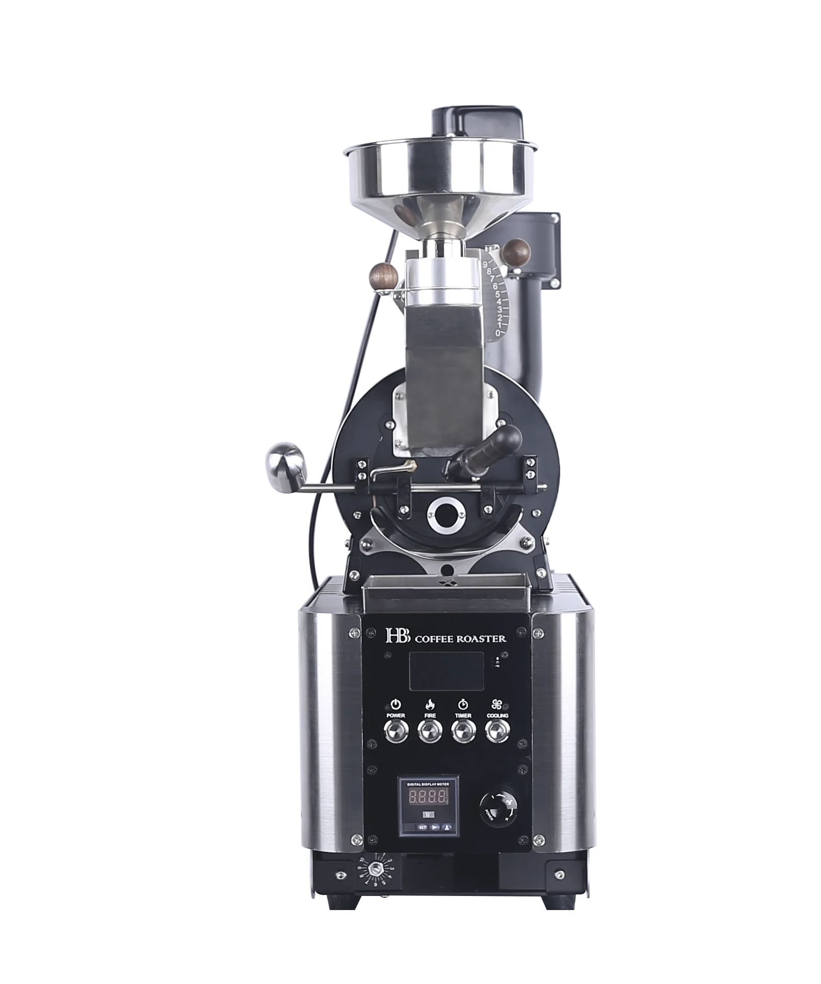 
Hot Selling 300g Coffee Roaster Machine Commercial Home Hotel Garage Office Cafe Electric Semi-Hot Air Drum Roasting Machine 