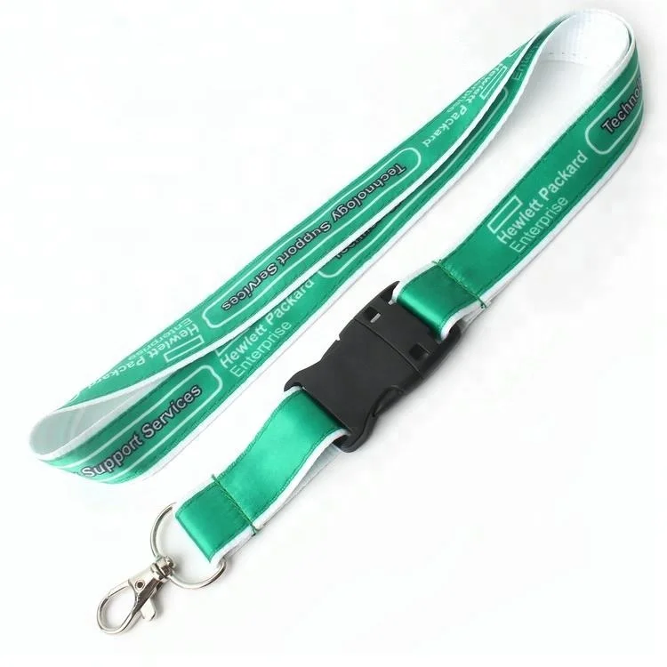 New Design Custom Breakaway Satin Adult Sublimation Transfer Printed Neck Lanyard with Your Own Logo