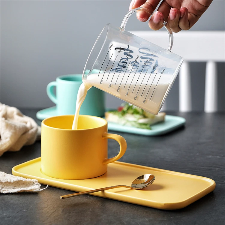 Homeware macaron color breakfast brunch porcelain dinnerware set for one person