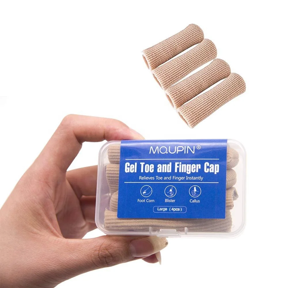 Adjustable Cuttable Gel Toe and Finger Cap Foot Finger Protector Gel Tube Toe Cap Finger Cover